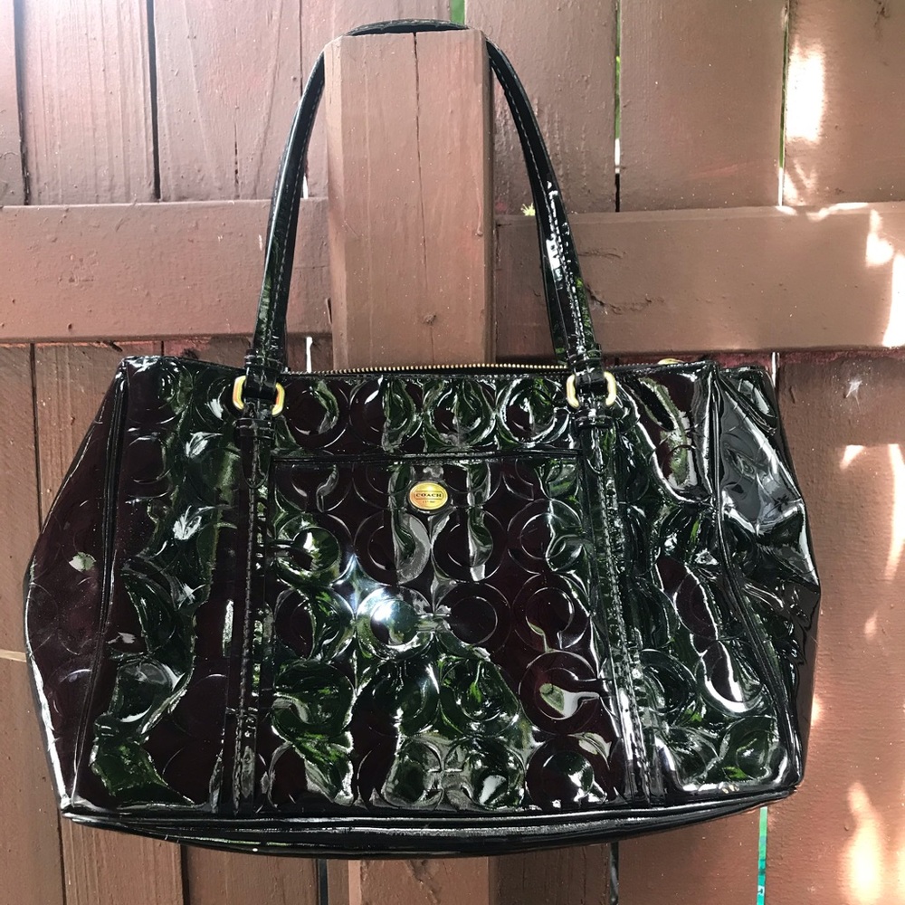 Black Coach shoulder bag